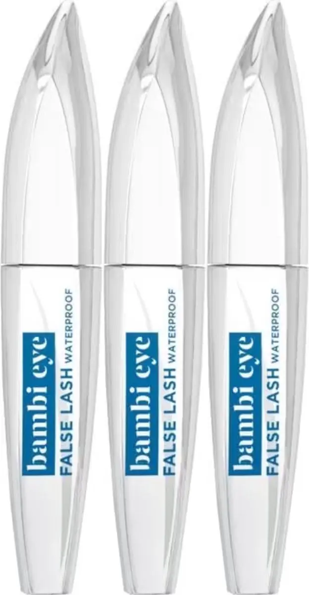 L'Oréal Paris Bambi Eye Mascara Waterproof Zwart - 3 Stuks