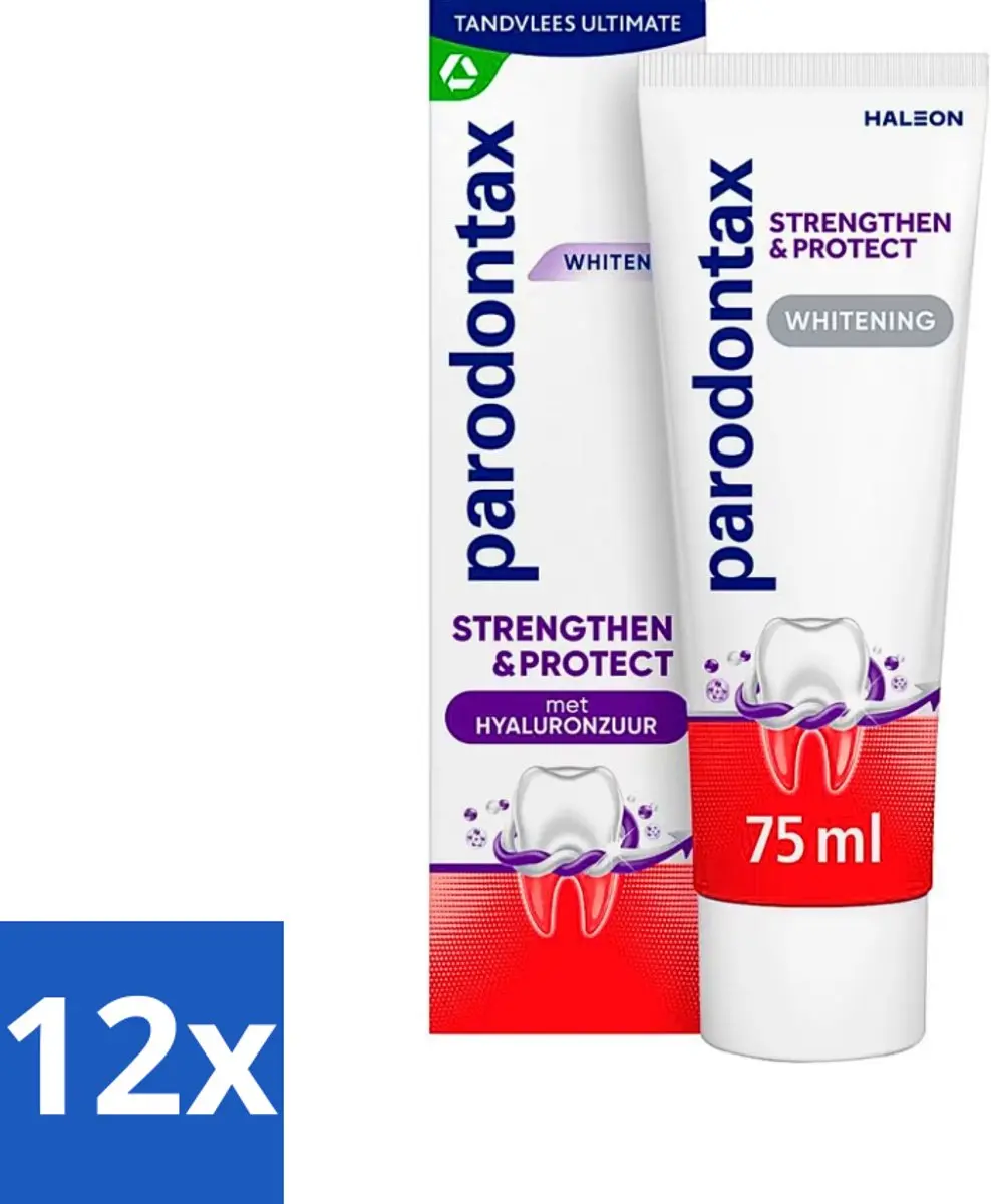 Parodontax Strengthen & Protect Tandpasta 12x75ml