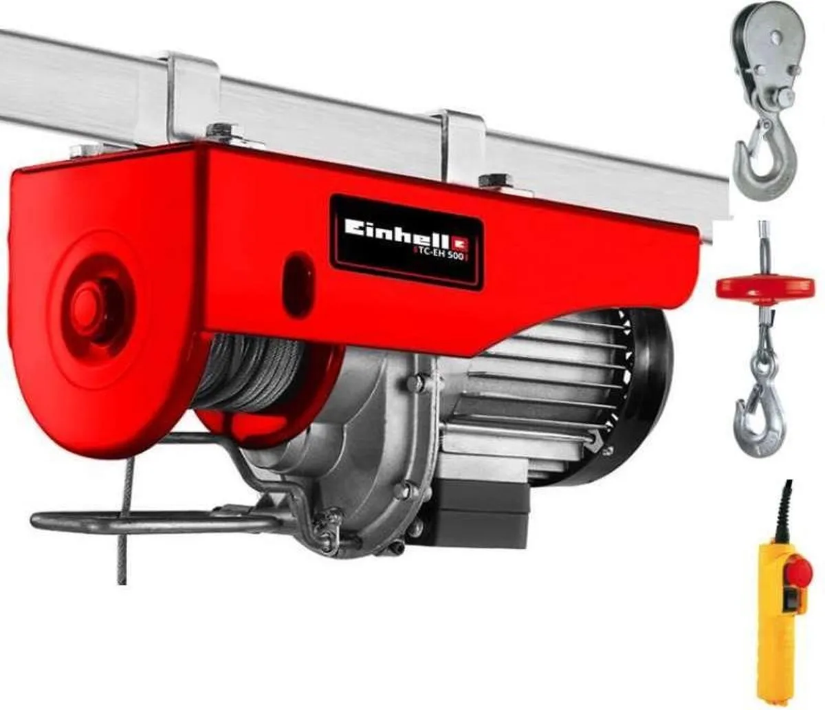 Einhell TC-EH 500 Elektrische Kabeltakel 1000W - 500 kg
