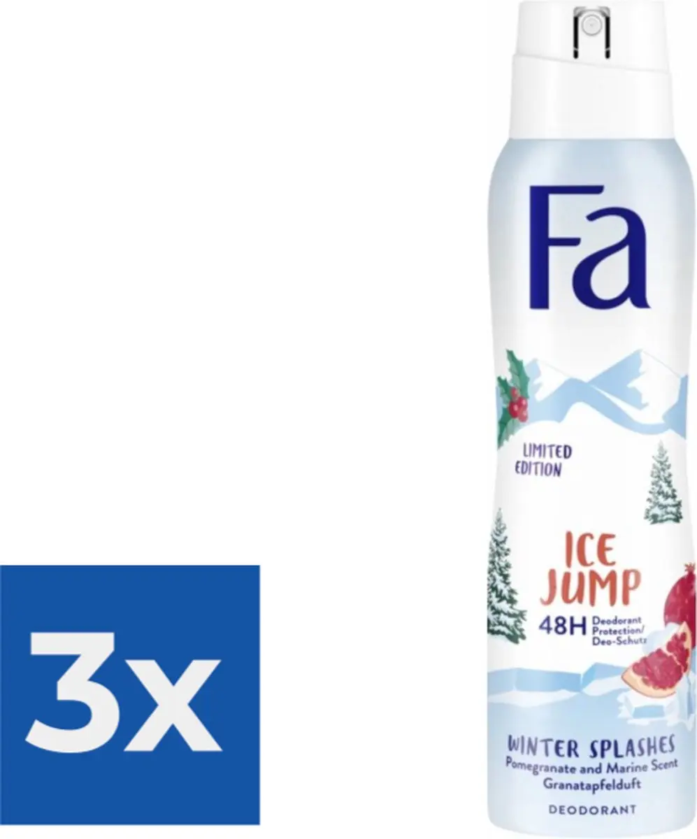 Fa Deospray Winter Splashes Ice Jump 150ml
