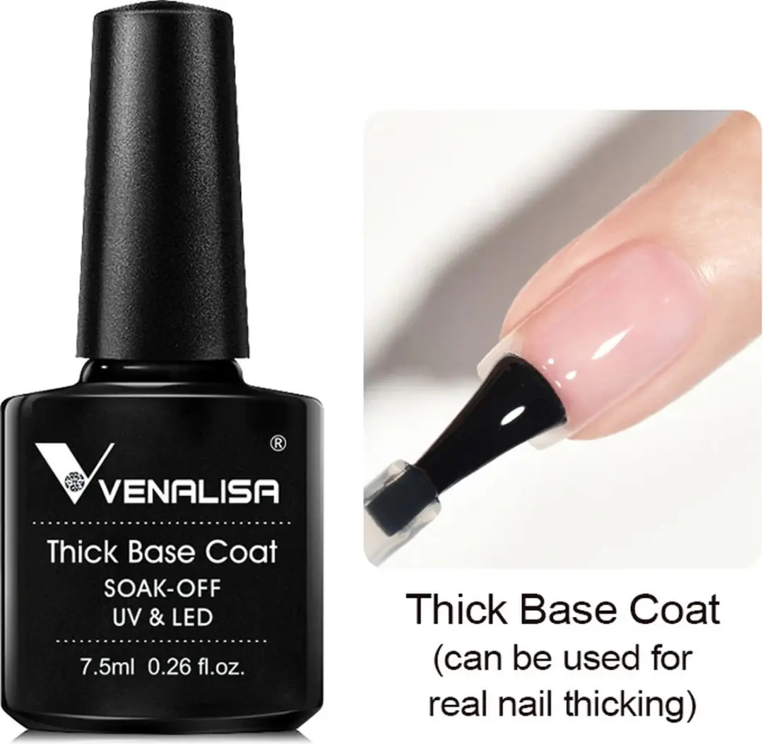 Venalisa Top & Base Coat UV Gellak Set 15ml - 2x7,5ml