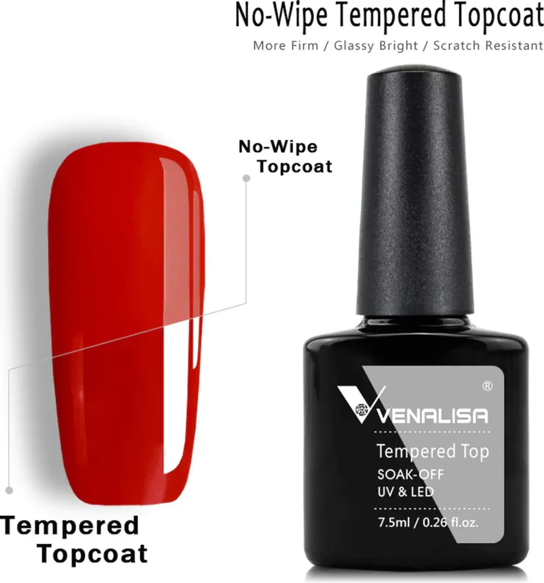 Venalisa Top & Base Coat UV Gellak Set 15ml - 2x7,5ml