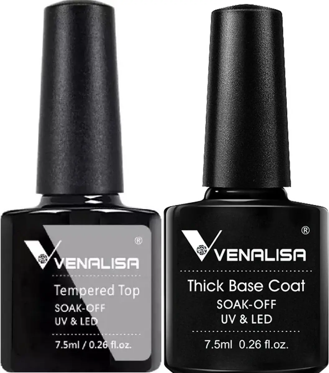 Venalisa Top & Base Coat UV Gellak Set 15ml