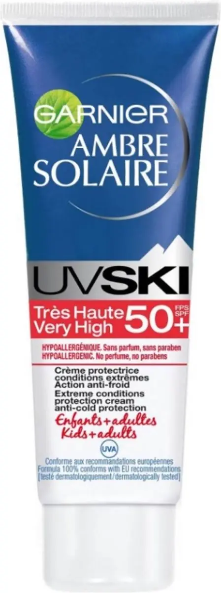 Garnier Ambre Solaire UV Ski Zonnebrandcrème SPF 50 - 30ml