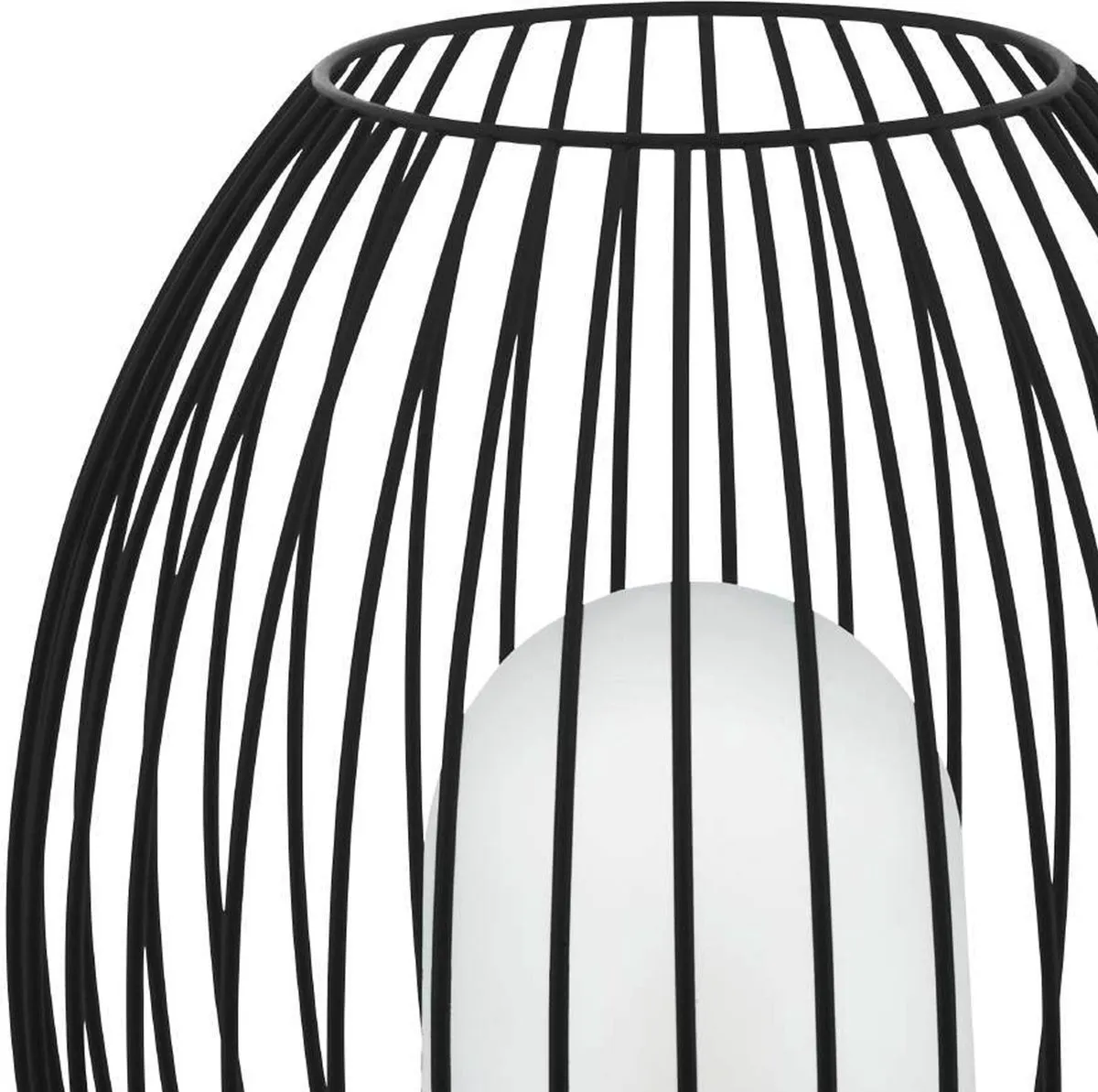 Eglo Fusignano Tafellamp Buiten E27 - 41cm - Zwart/Wit
