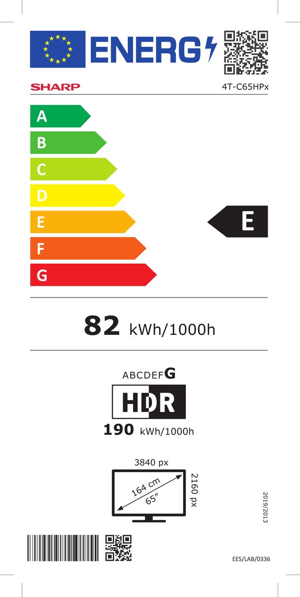 Sharp Aquos 65HP5265 - 65 inch 4K UHD QLED met Google TV - 2025