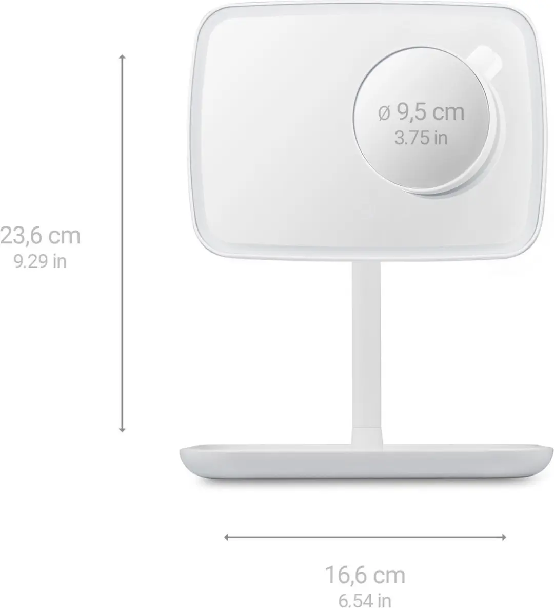 Medisana CM 848 Cosmetica-Spiegel - 23,6 cm - Wit