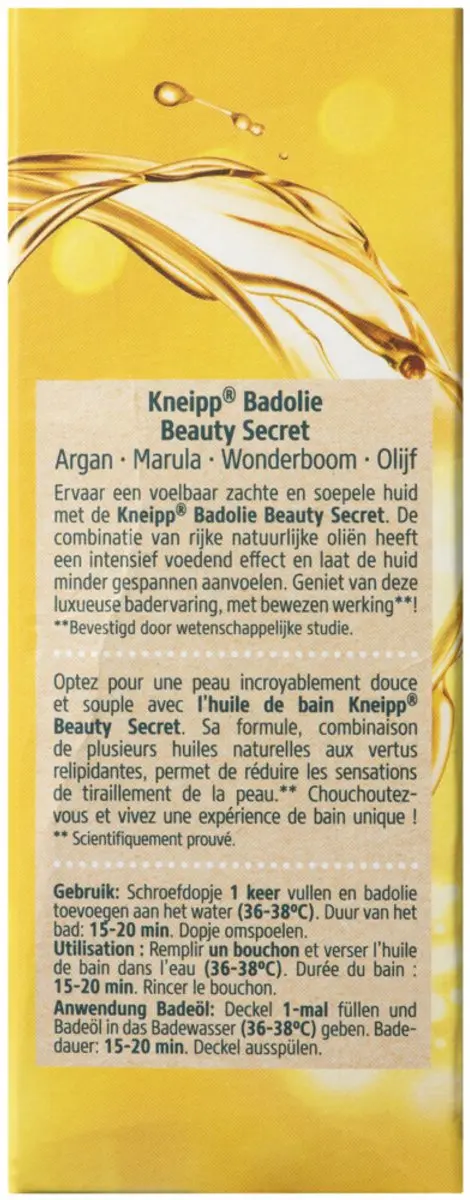 Kneipp Badolie Beauty Secret 6x100ml