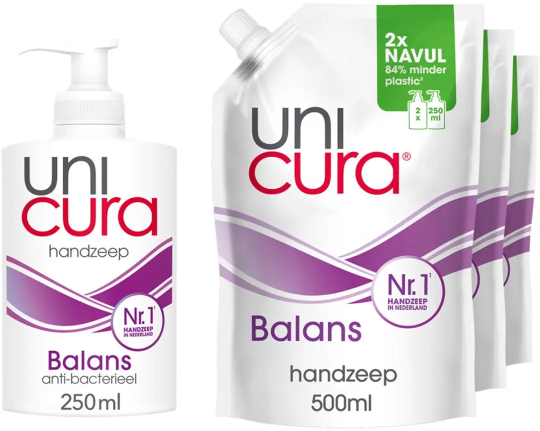 Unicura Vloeibare Handzeep Anti Bacterieel Balans