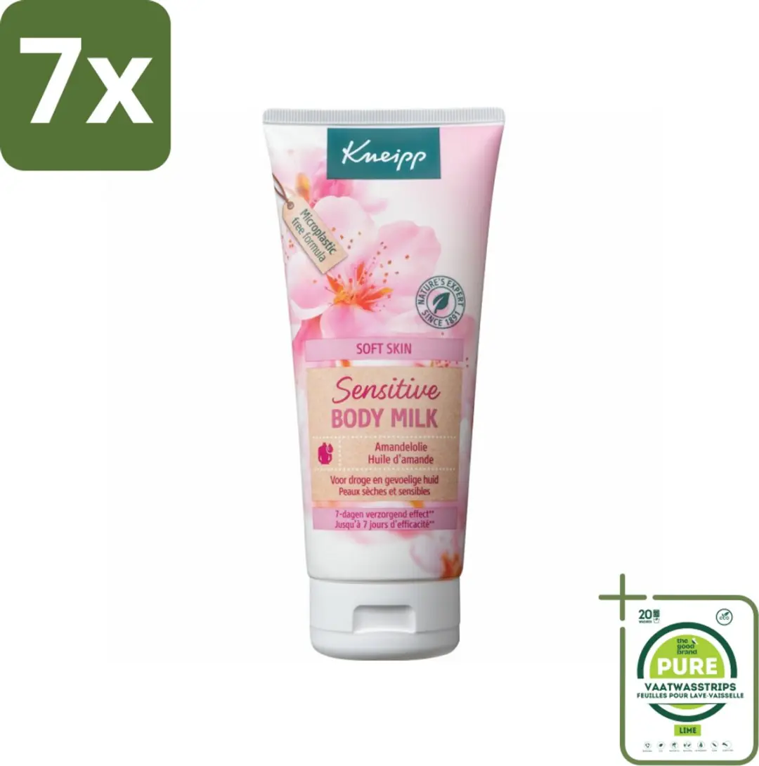 Kneipp Bodylotion Soft Skin Amandelbloesem 200ml - 7 Stuks