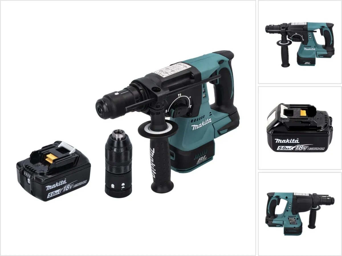 Makita DHR 243 T1 Accu-boorhamer 18V SDS-plus