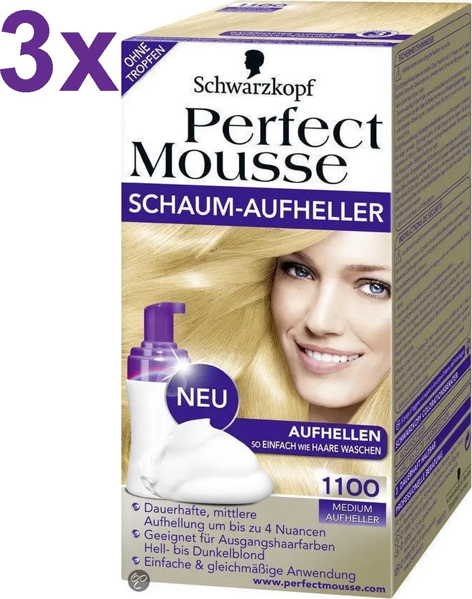 Schwarzkopf Perfect Mousse Haarverf Medium Blond 330ml