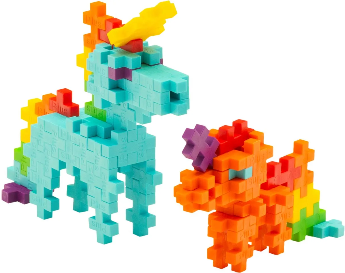Plus-Plus Rainbow Unicorns Bouwset 100-delig - 4372