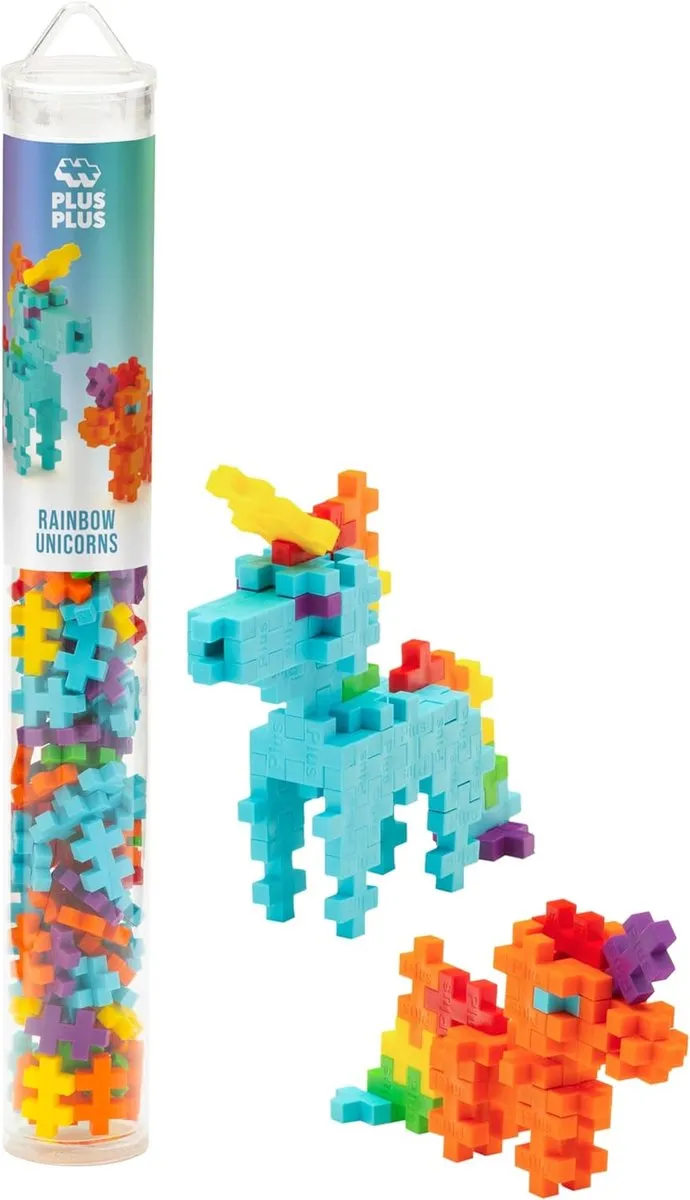 Plus-Plus Rainbow Unicorns Bouwset 100-delig