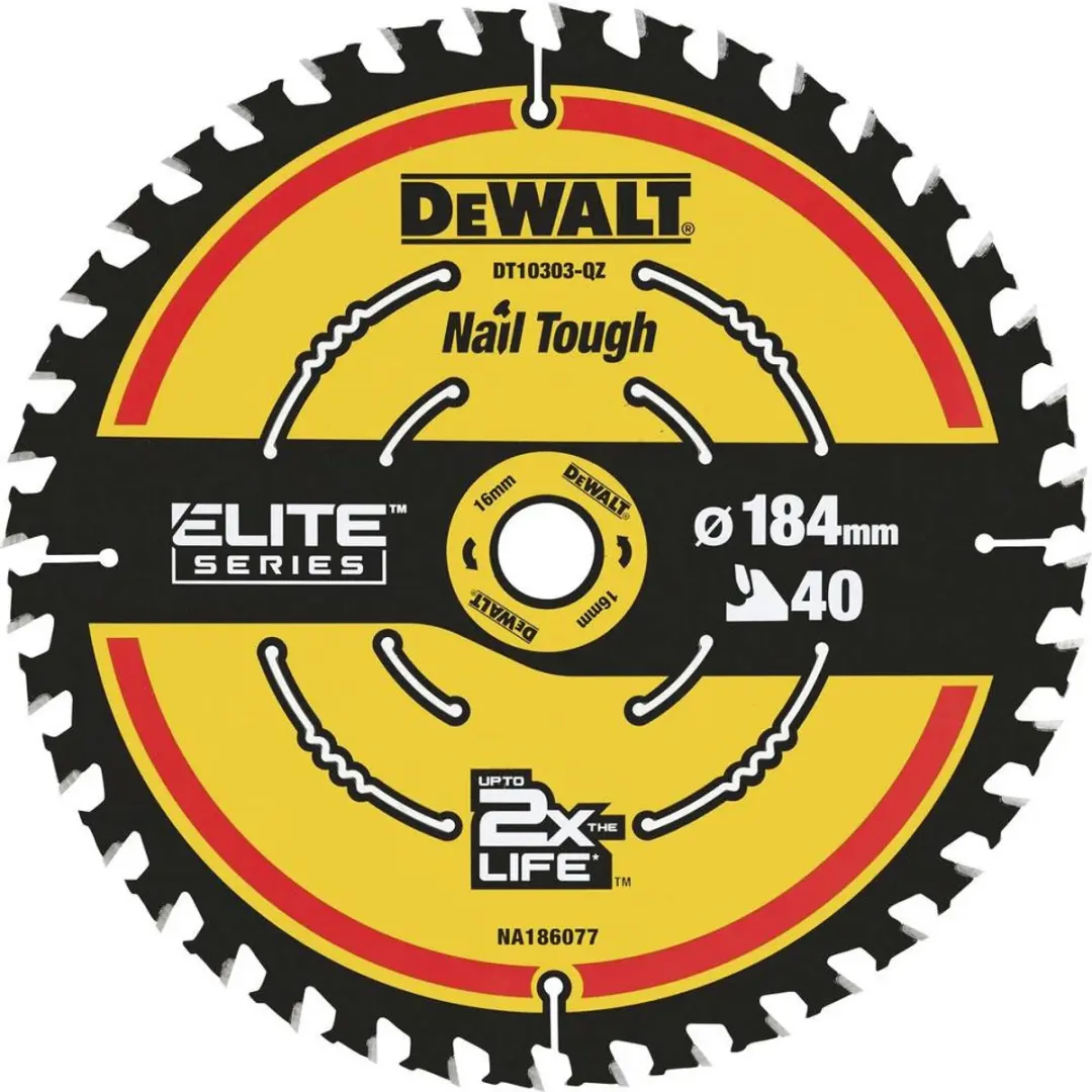 DeWalt DT1044-QZ Cirkelzaagblad Metaal 184mm 48T
