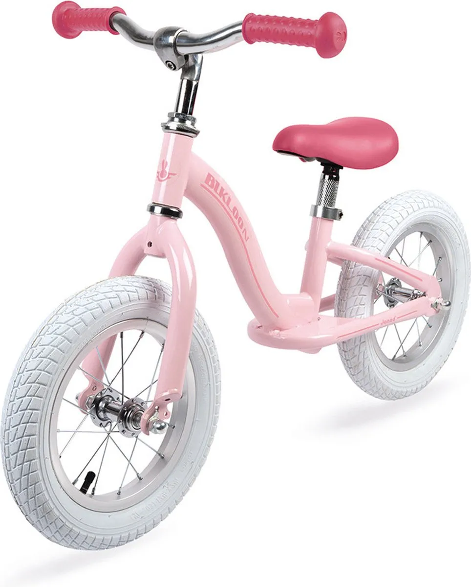 Janod Bikloon JA03295 Loopfiets Roze - 2 Wielen 30cm - afbeelding 6 van 6