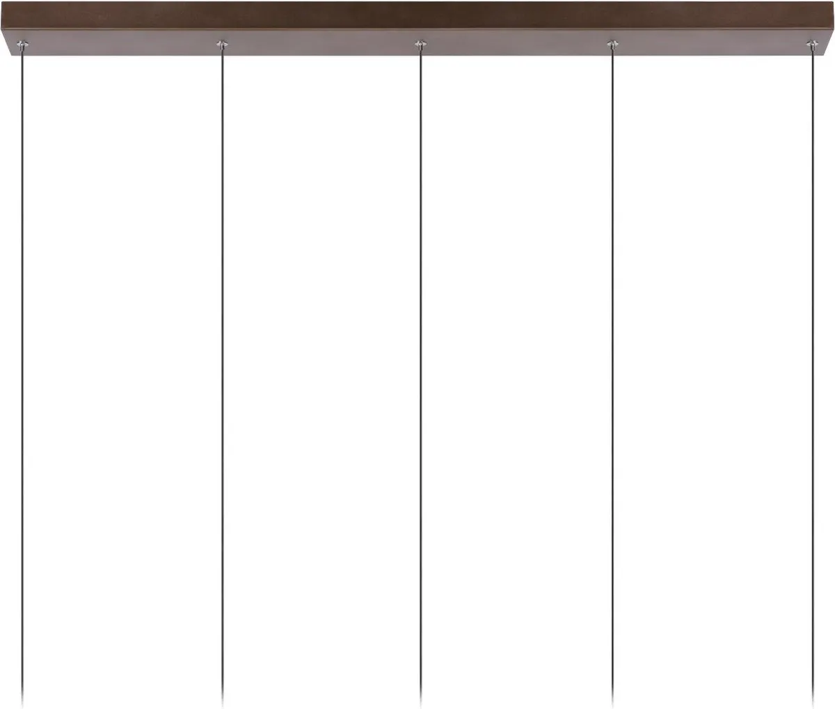 Lucide MARGARY Hanglamp - 5x4,2W LED 2700K - Koffie