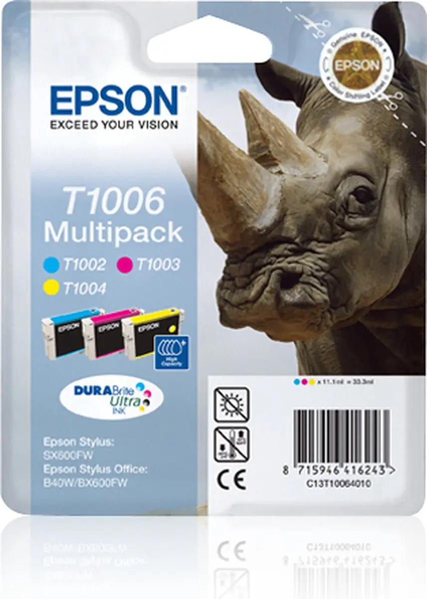 Epson T1006 Inktcartridge Multipack - 625 Pagina's - C13T10064010