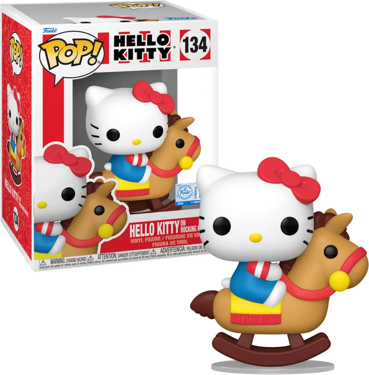 Funko POP! Hello Kitty 134 Rocking Horse Exclusief