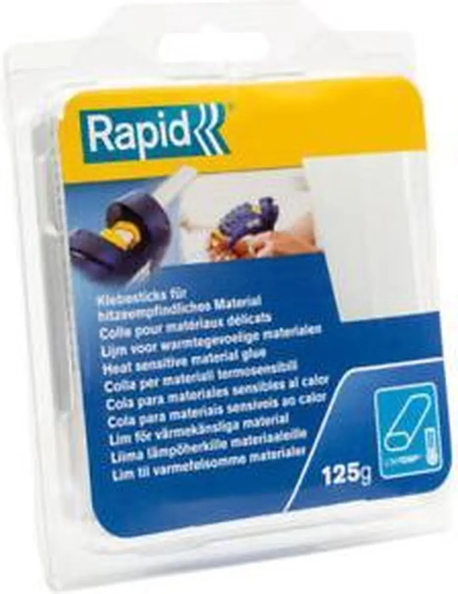 Rapid Ovale Lijmpatronen 9x94mm - 16 Stuks - Transparant