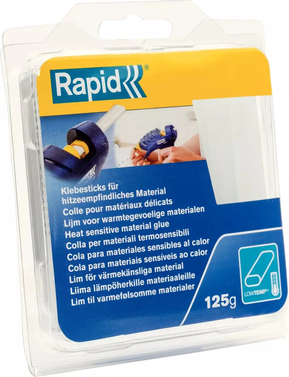 Rapid Ovale Lijmpatronen 9x94mm - 16 Stuks - Transparant