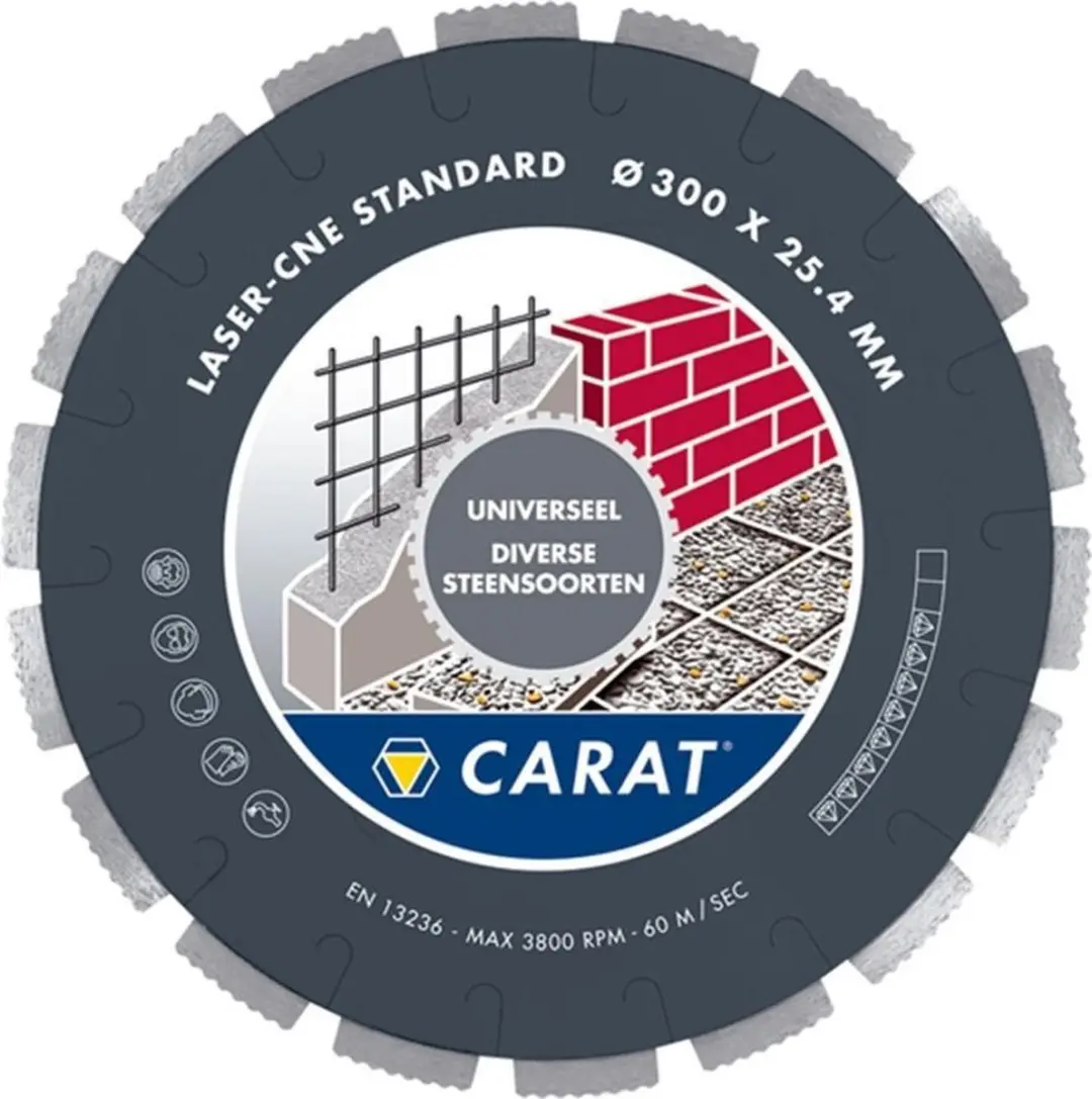 Carat CNE7004000 Diamantzaagblad Natzaag 700x25,4x8mm