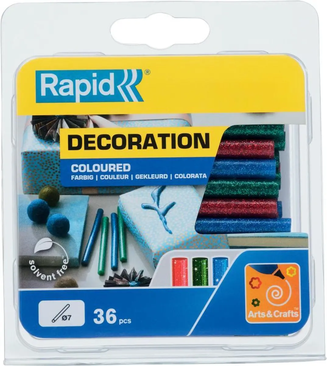 Rapid 5001424 Lijmpatronen Glitter