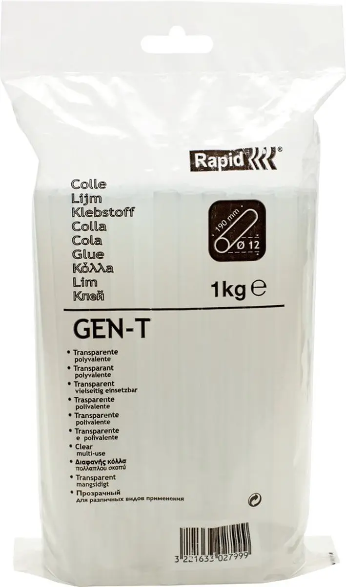 Rapid Gen-T Lijmpatronen 12x190mm