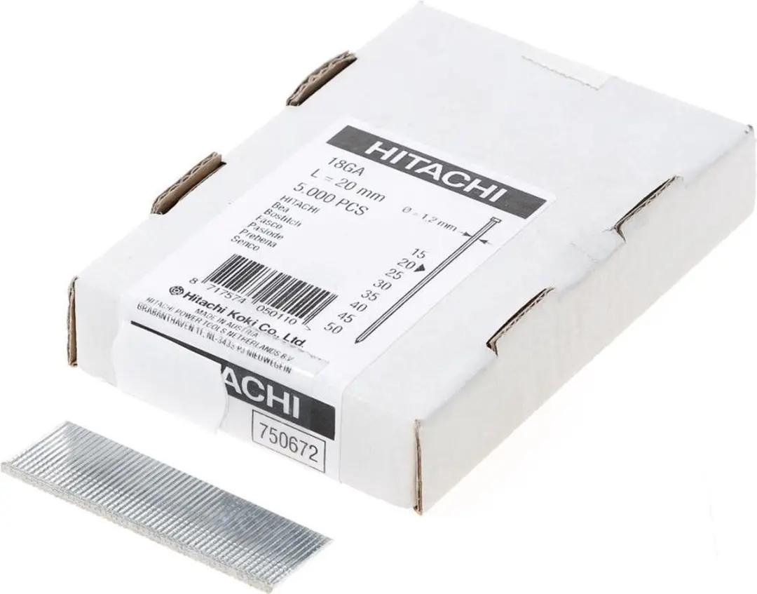 Hikoki 750672 Minibrads 1,2 x 20mm