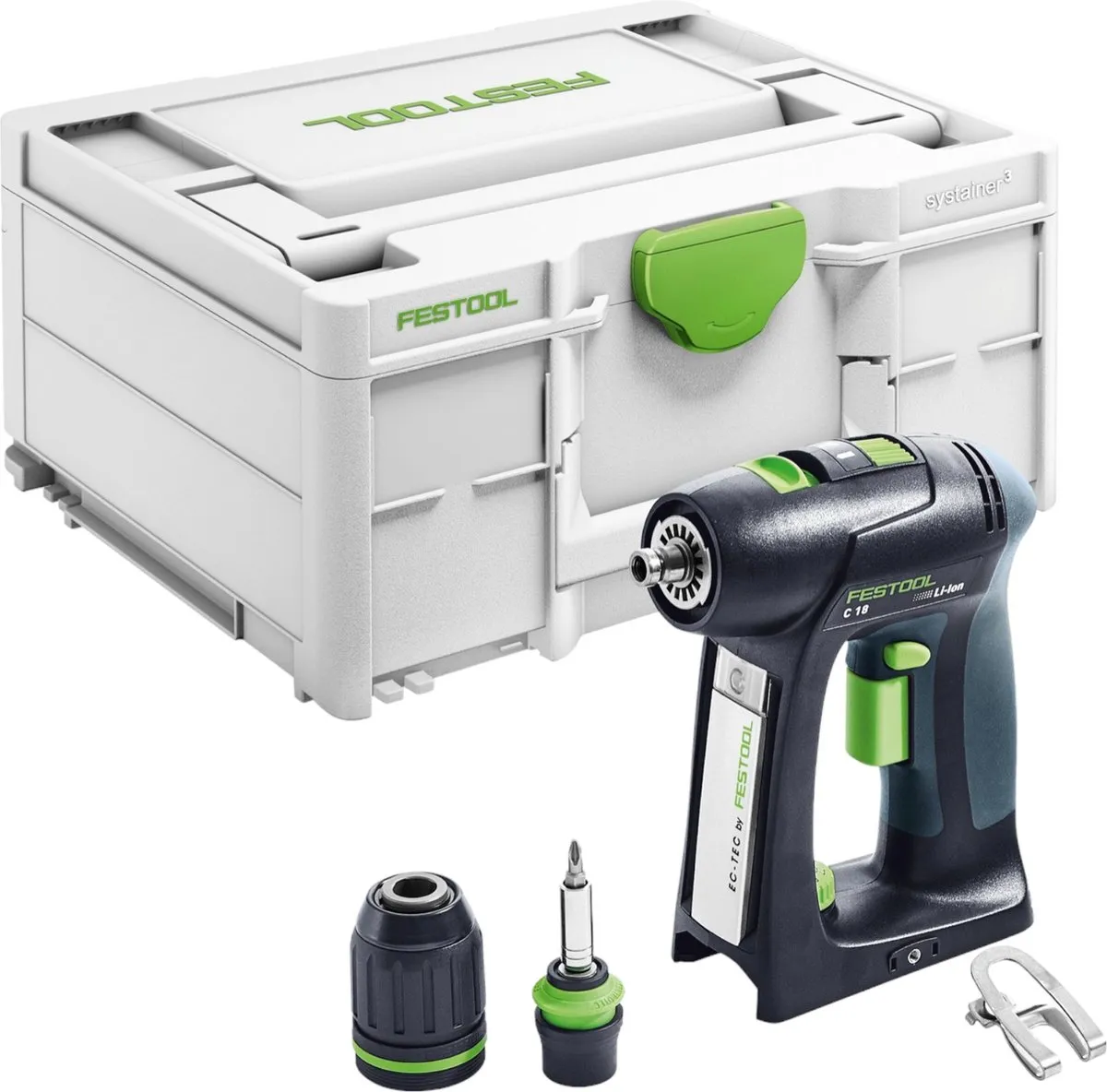 Festool C 18 Basic Accuboormachine 18V 45Nm - 1x 8,0Ah Accu