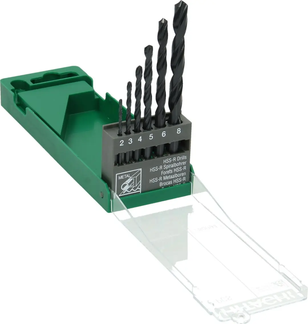 Hikoki Borenset HSS-R DIN338 6-delig