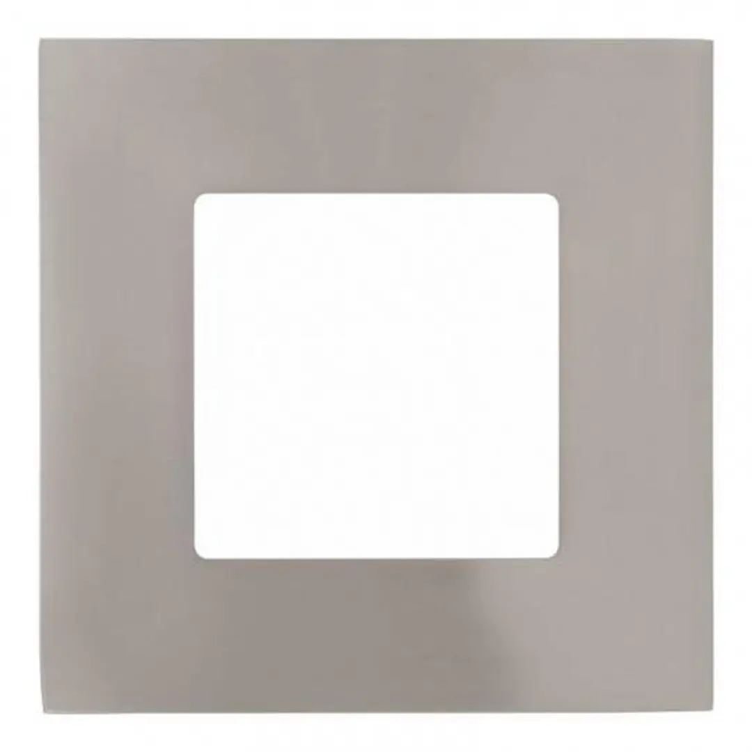 Eglo Fueva 1 Inbouwspot LED 85x85mm Nikkel - 3000K