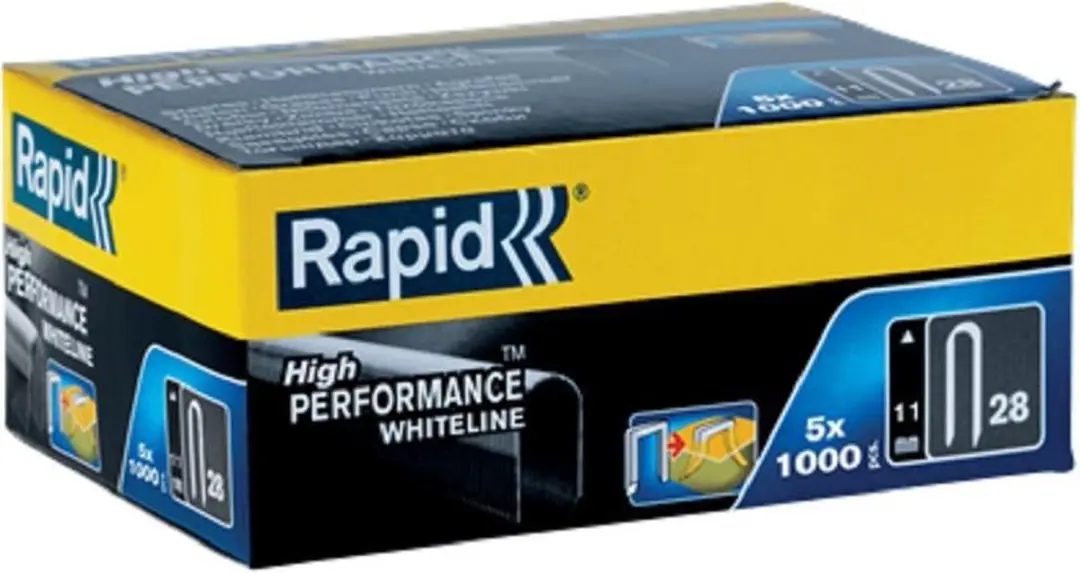 Rapid Nr. 28 Witte Kabelnieten 11mm