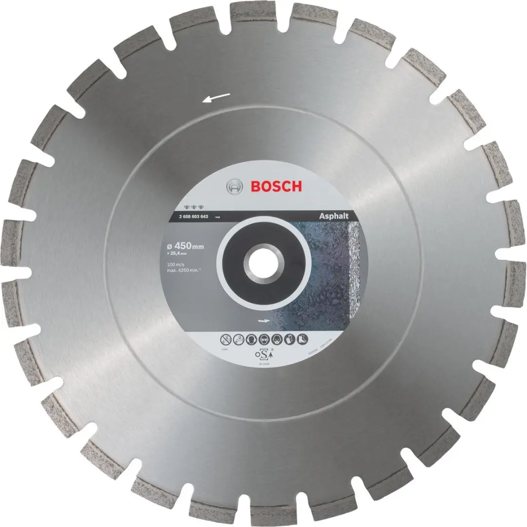Bosch Professional Diamantschijf Best for Asphalt 450x25.4x12mm