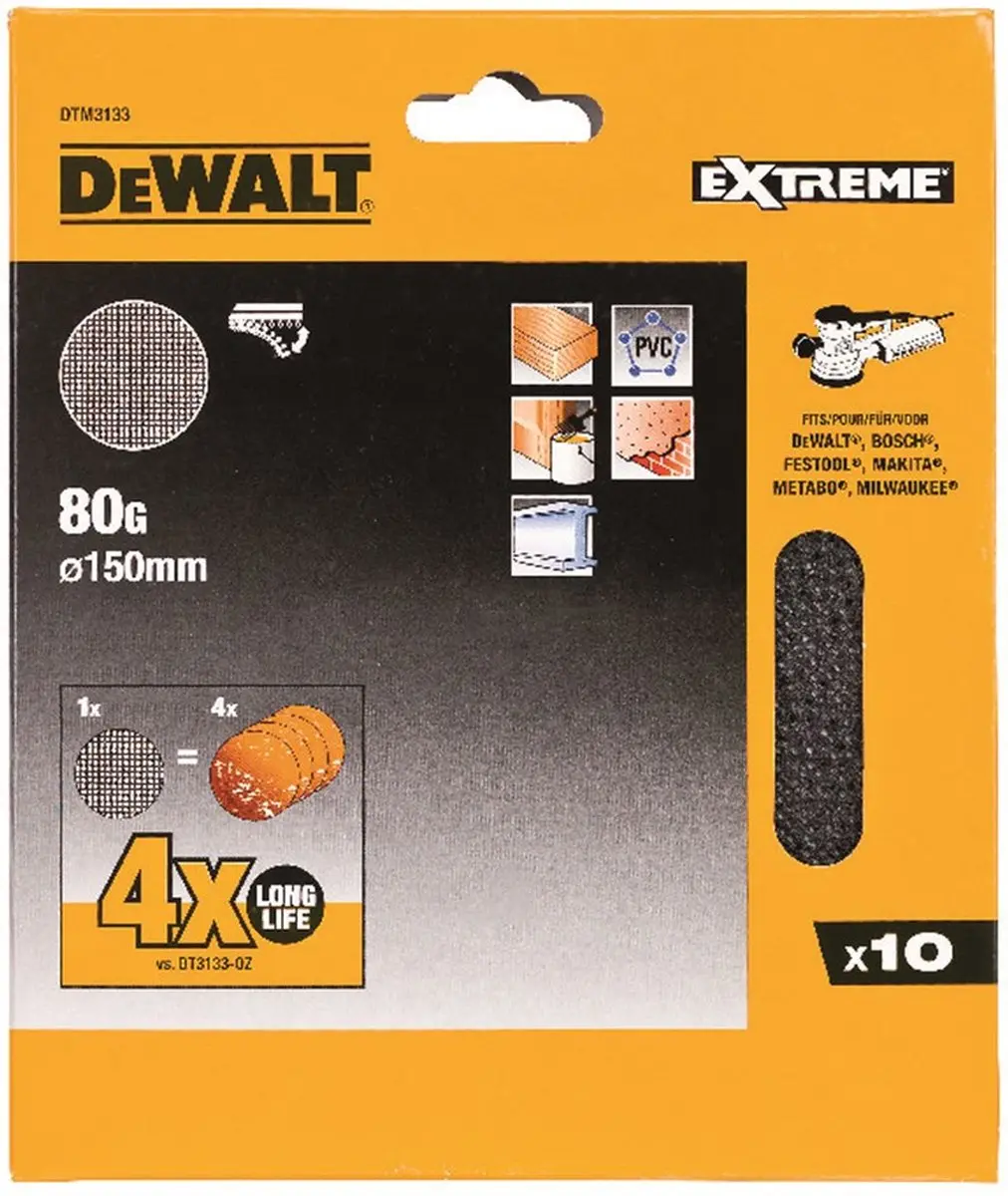 DeWalt DTM3133 Mesh Schuurgaas 150mm