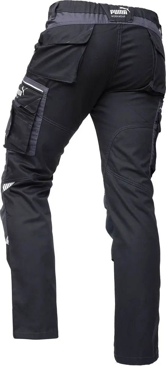 PUMA Workwear Precision X Werkbroek 25 - Zwart/Anthraciet - afbeelding 6 van 6