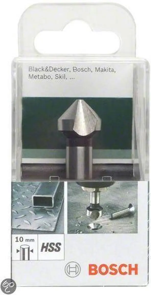 Bosch Conische Verzinkboor HSS 16,5mm M8 - 60mm - DIN 335 - Metaal