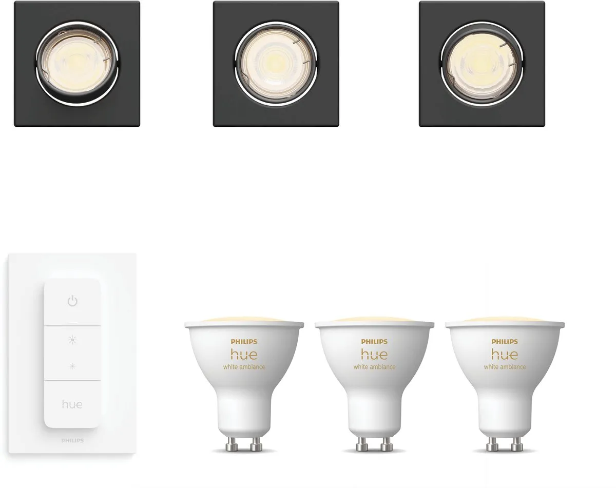 Philips Hue Peridot Set 3 Inbouwspots