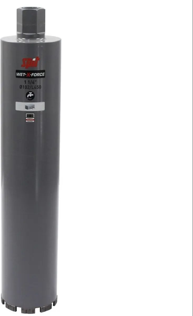 Spit Wet-x-force Diamantboor 1 1/4" D.82x450