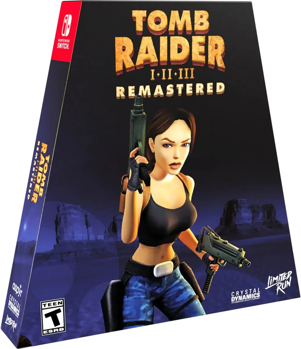 Limited Run Tomb Raider I-III Remastered Nintendo Switch - 1 Speler