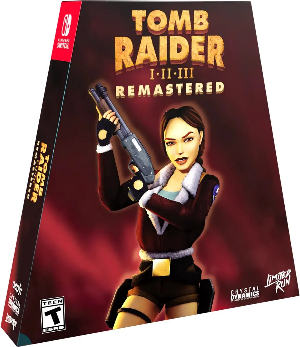 Limited Run Tomb Raider I-III Remastered Nintendo Switch - 1 Speler