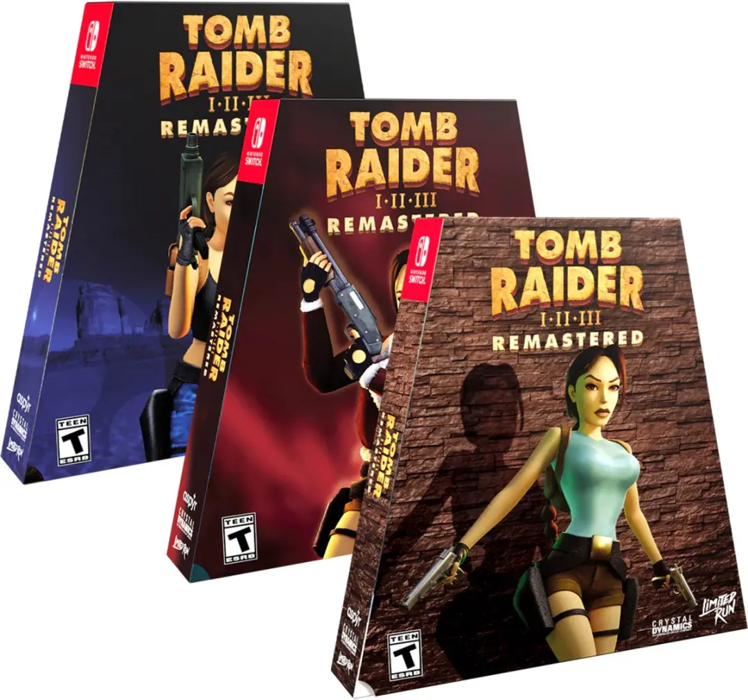Limited Run Tomb Raider I-III Remastered Nintendo Switch