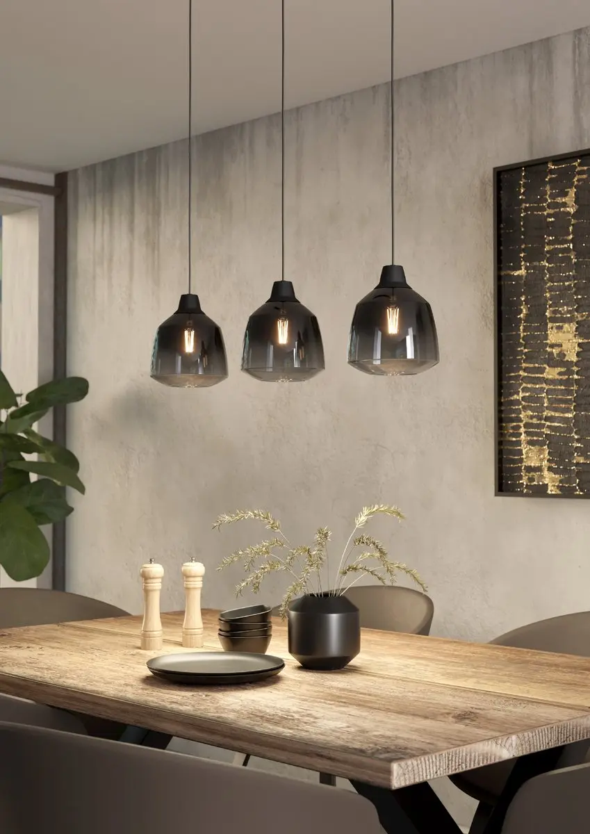 Eglo Sedbergh Hanglamp E27 - 90 cm - Zwart