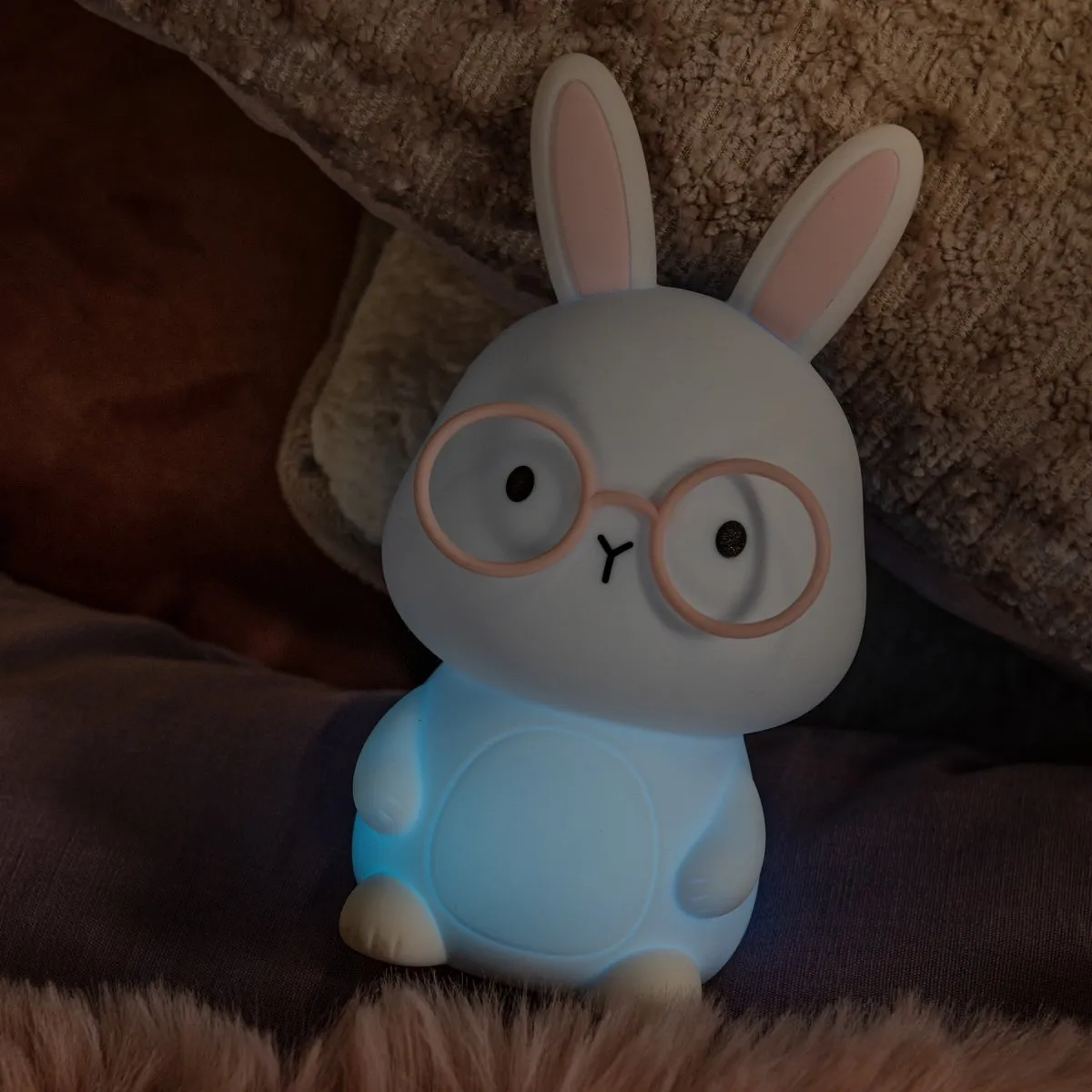 Lucide Pincha Rabbit Oplaadbare Tafellamp - RGB Wit