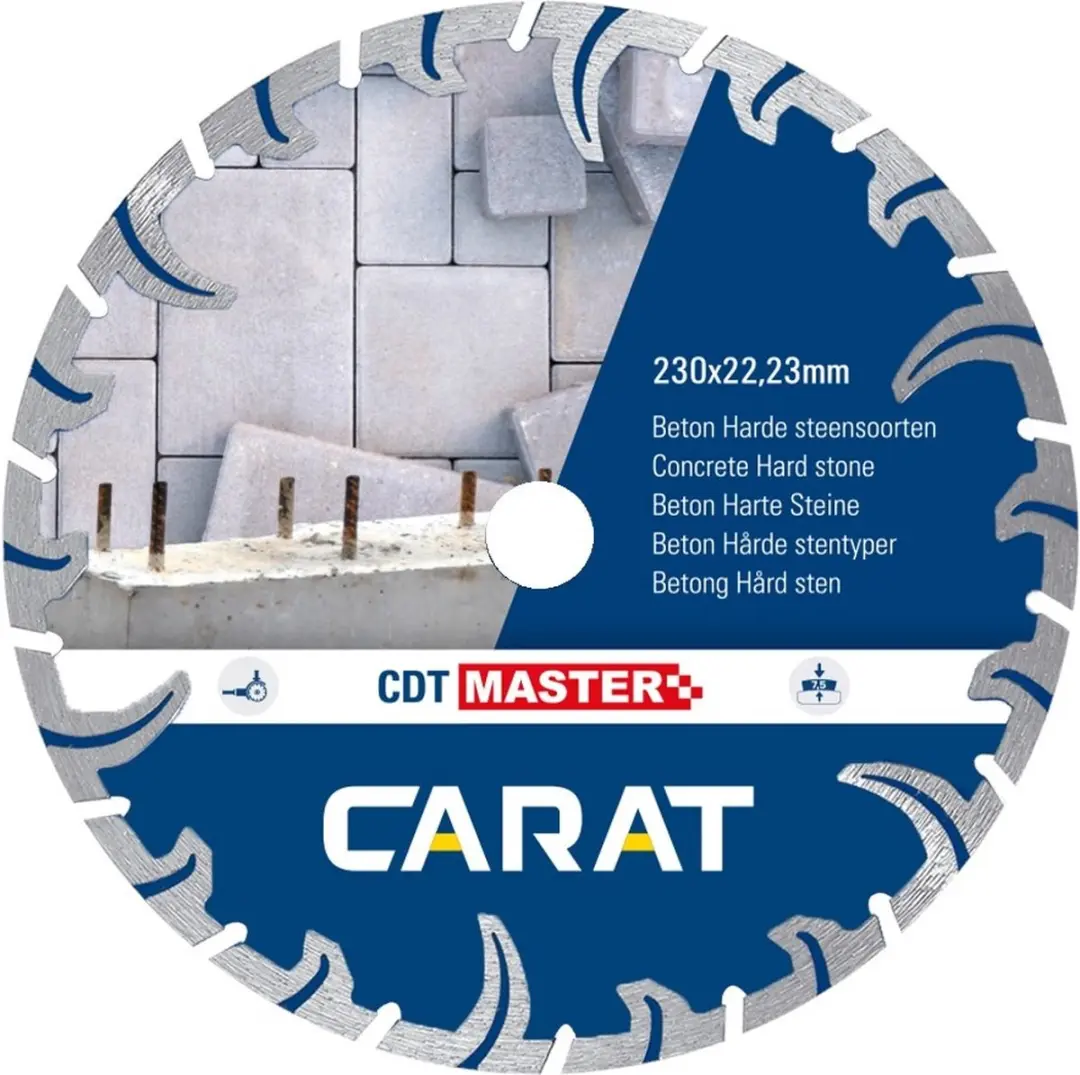 Carat CDT MASTER Turbo Diamantschijf 125x22,23mm CDTM125300