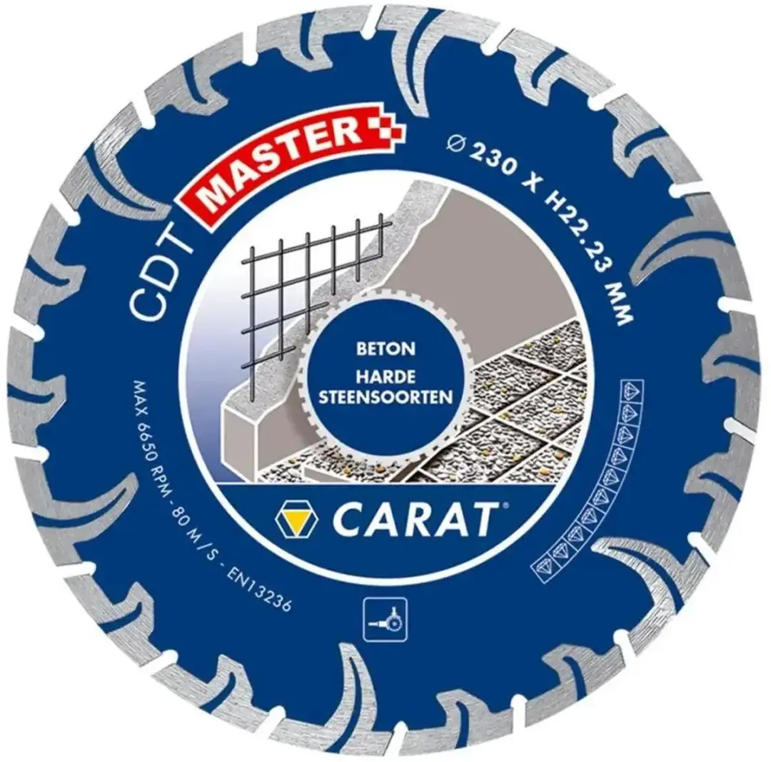 Carat CDT MASTER Turbo Diamantschijf 125x22,23mm CDTM125300