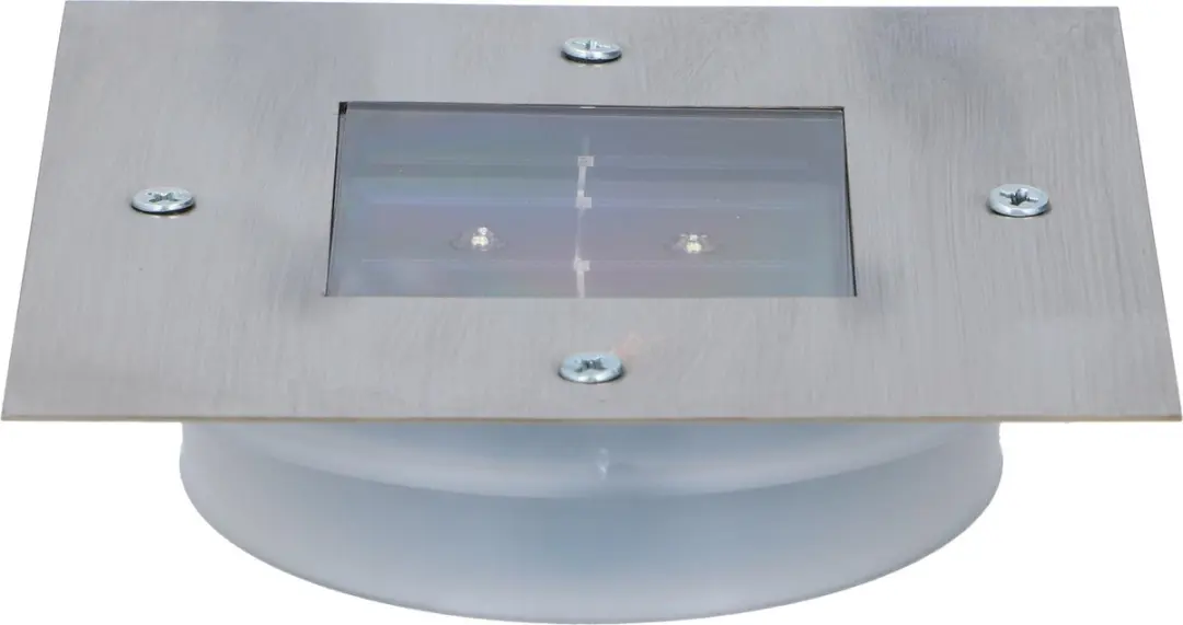 Grundig Grondspot Solar RVS - 2 LED