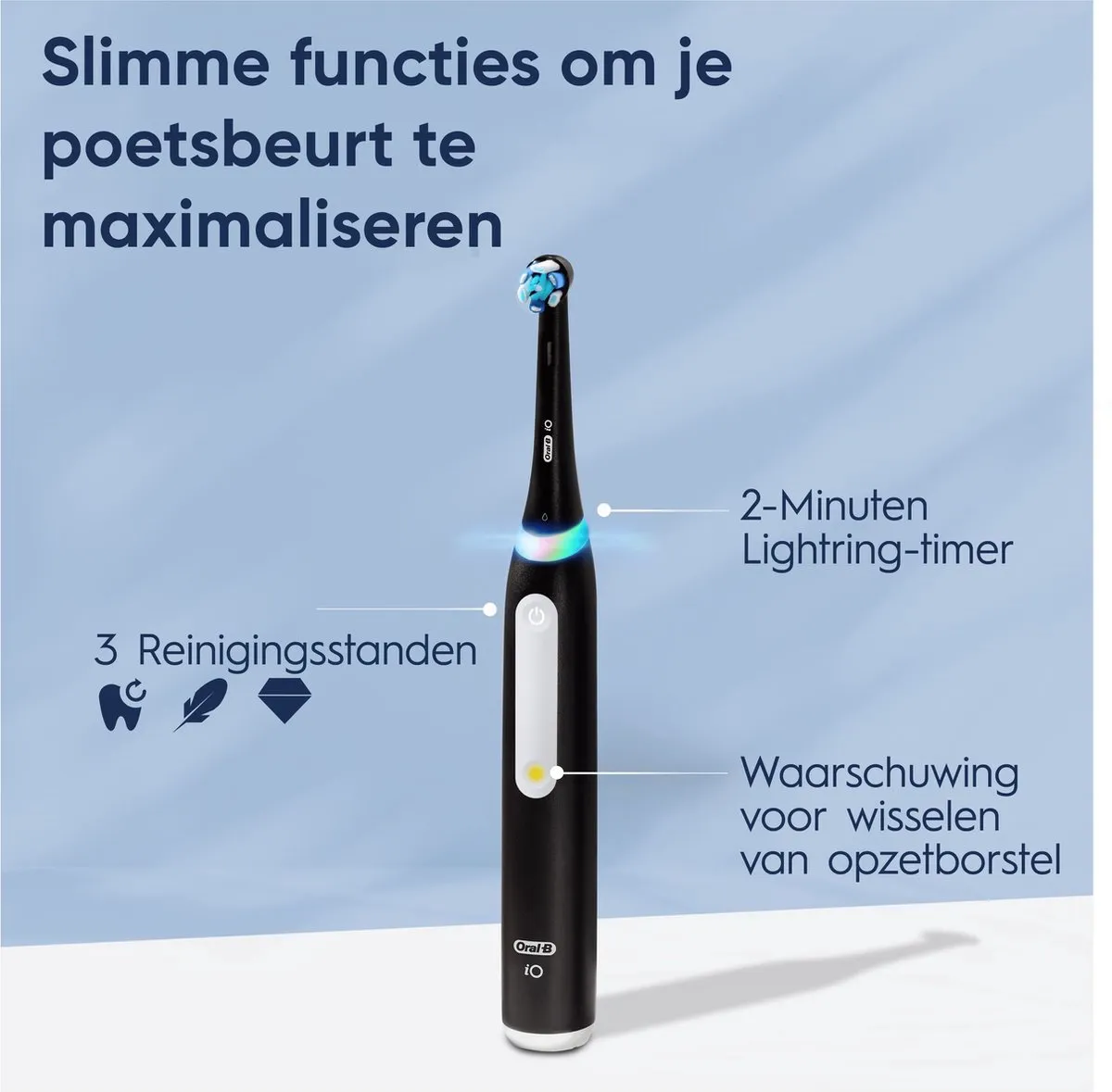 Oral-B io3 Radiant White Geschenkset - 3 Snelheden - afbeelding 2 van 5