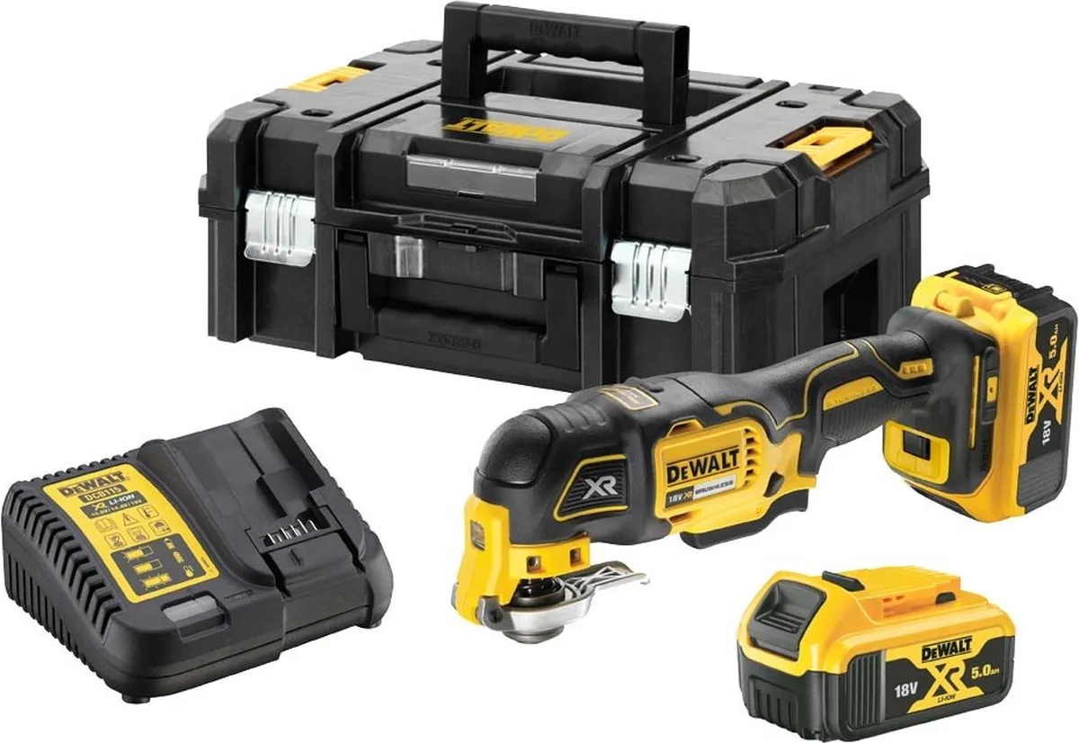 DeWalt DCS356P2 Multitool 18V - 2x 5.0Ah - 69 Stuks