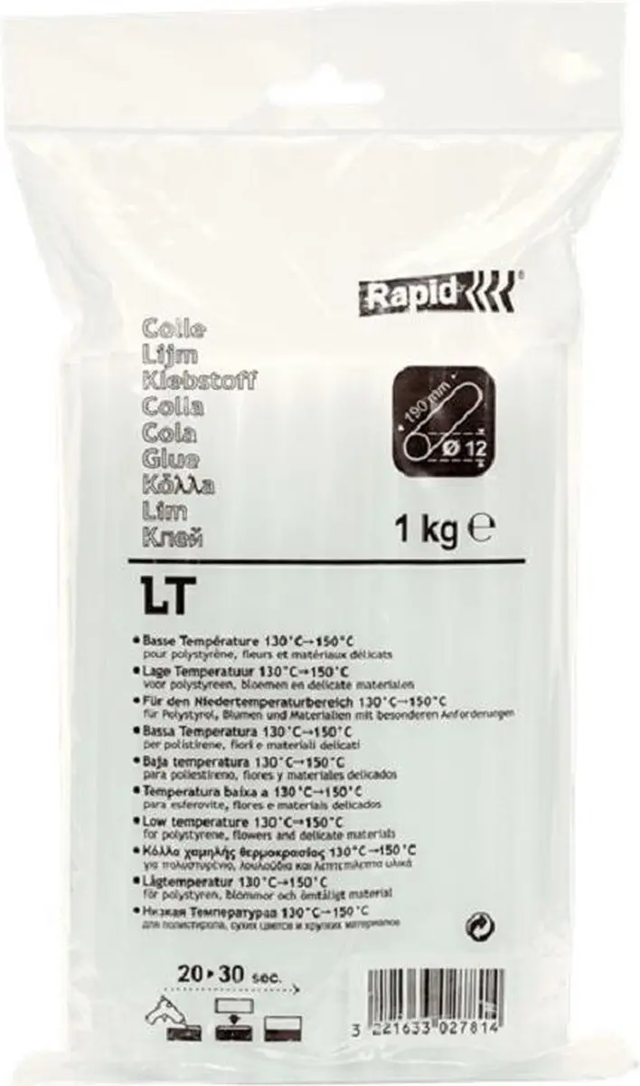 Rapid Lijmstiften Lage Temp 12x190mm